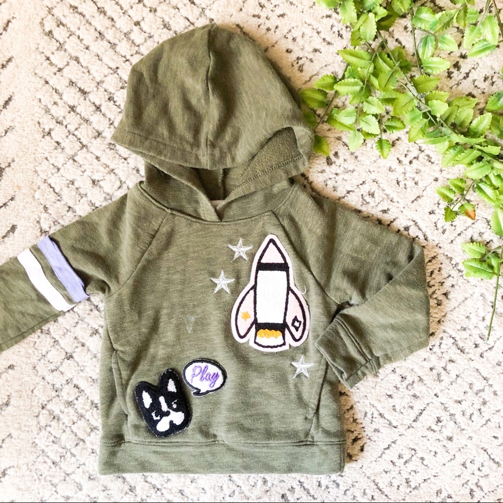 Children’s patchwork hoodie